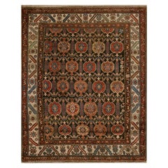 Early 20th Century Persian Malayer Carpet ( 4'8" x 5'6" - 142 x 168 )
