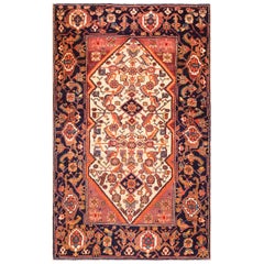Late 19th Century  Persian Malayer Carpet ( 3'5" x 5'8" - 104 x 173 )