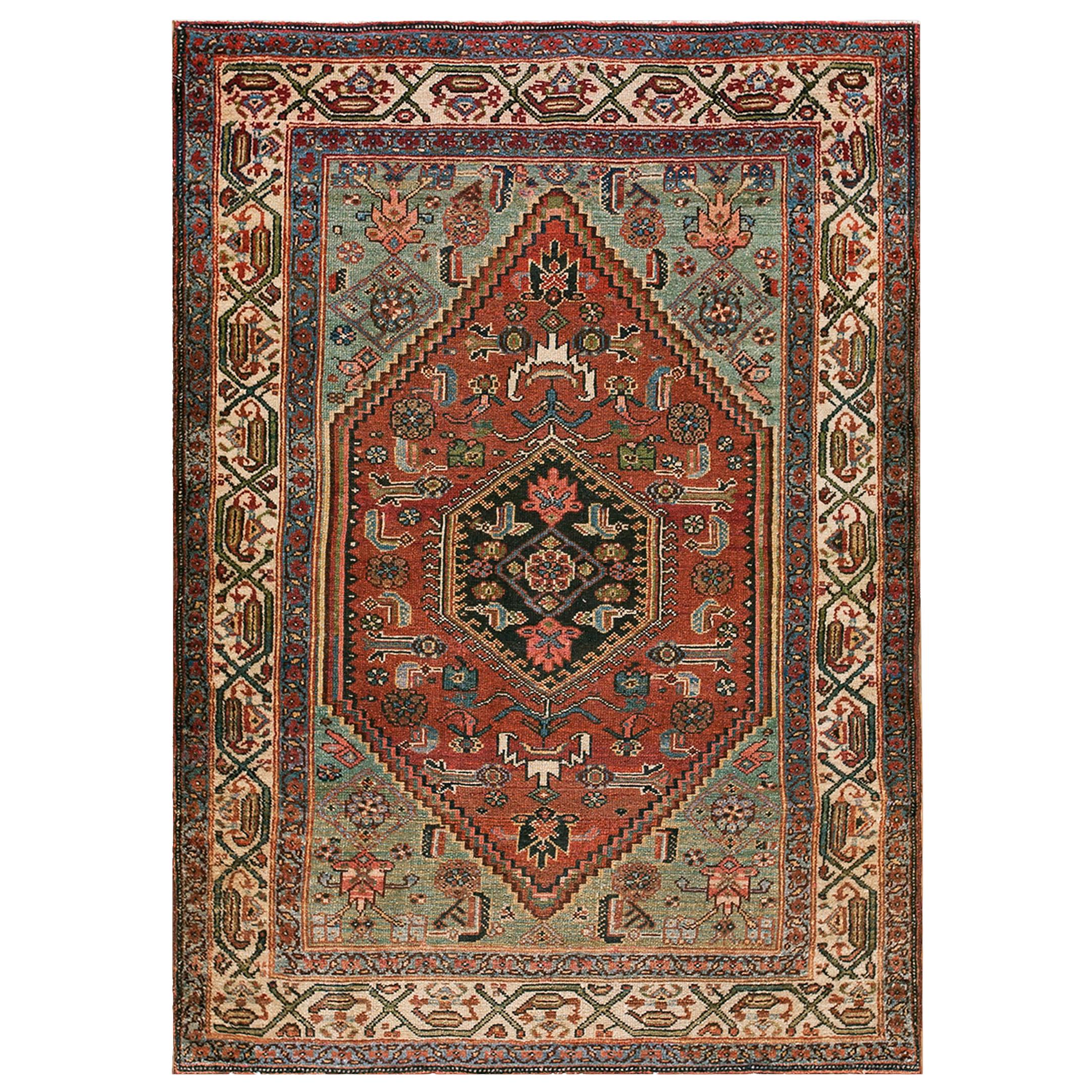 Early 20th Century Persian Malayer Carpet ( 3'4" x 4'10" - 102 x 147 ) For Sale