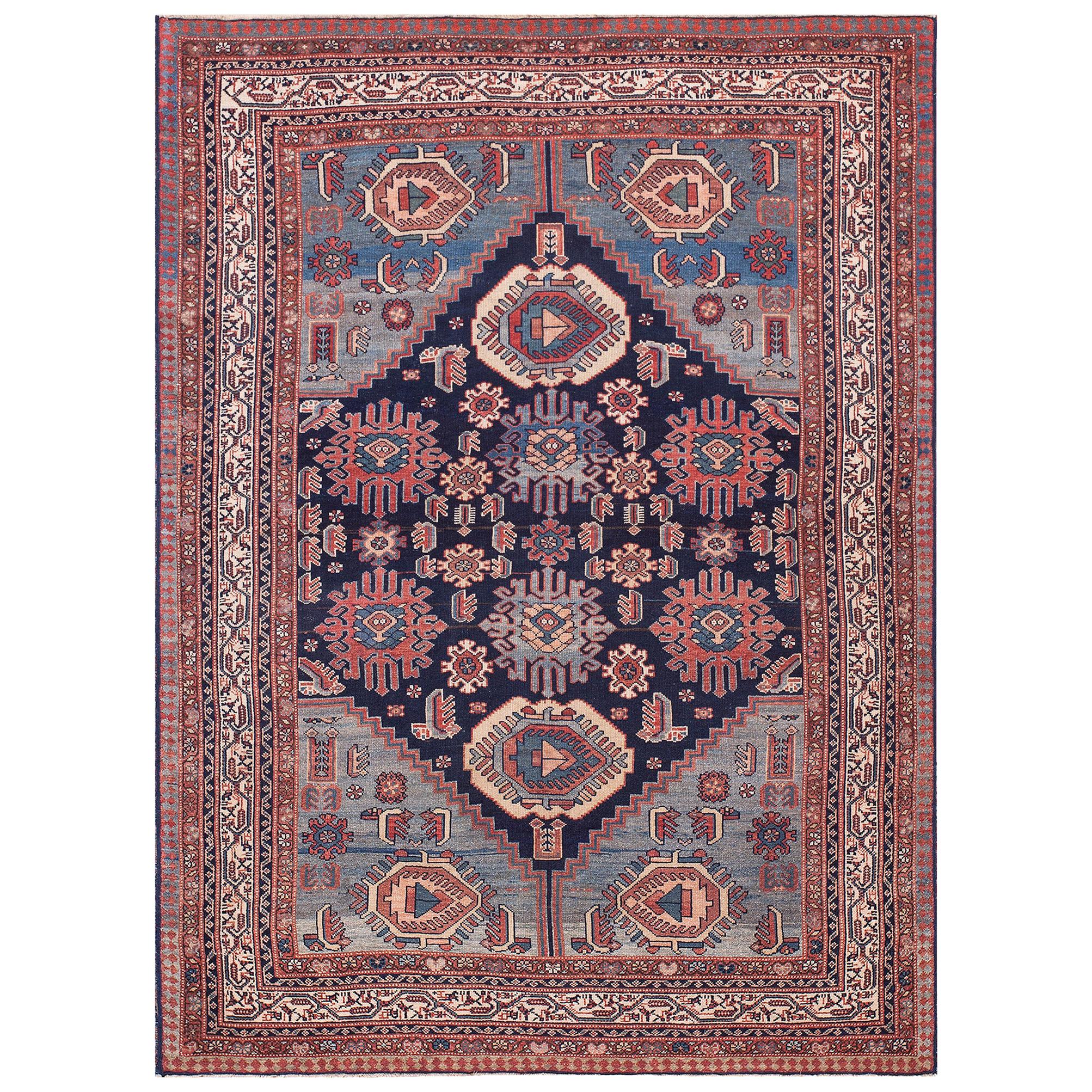 19th Century Persian Malayer Carpet ( 4'10" x 6'2" - 148 x 188 ) For Sale