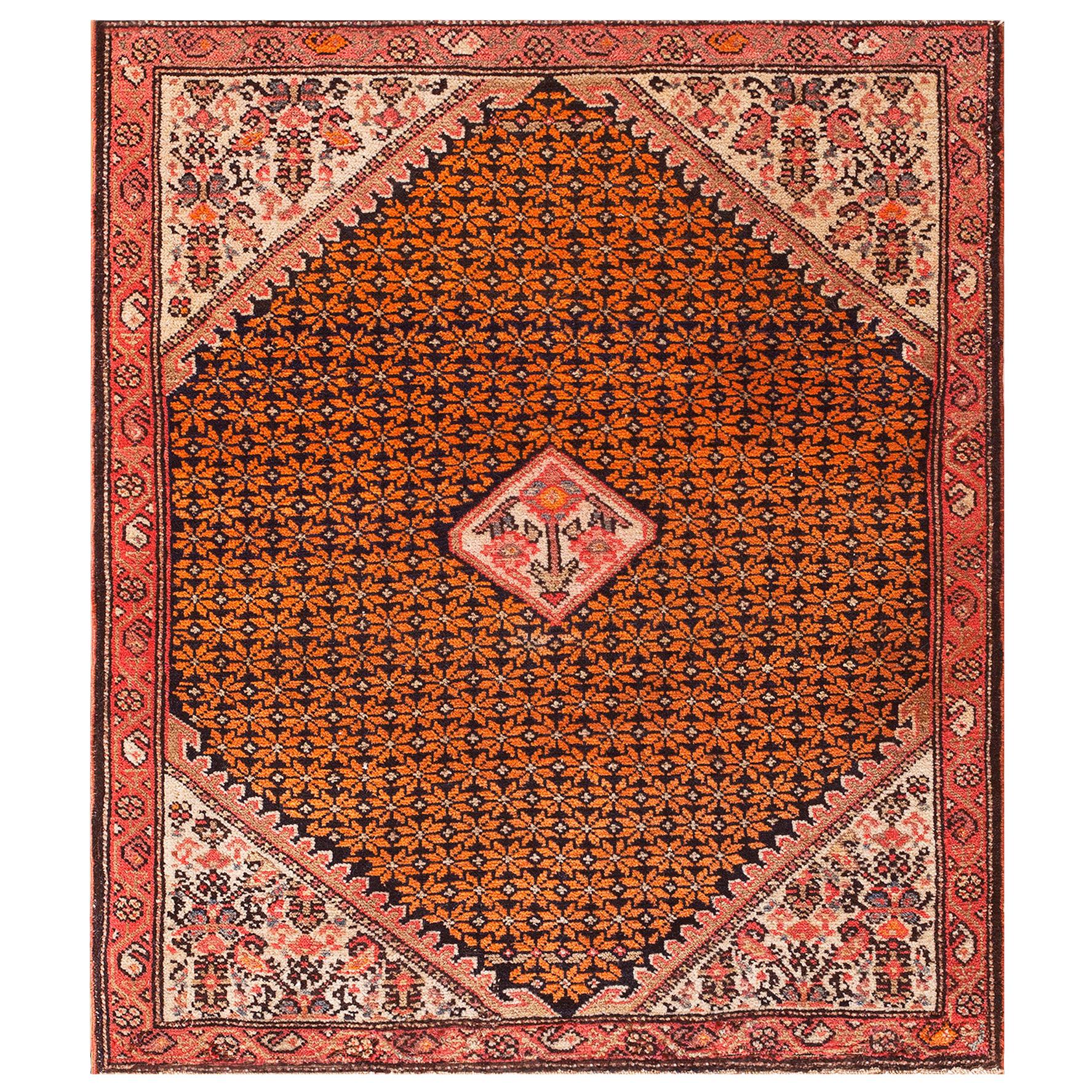 Tappeto persiano Malayer dei primi del Novecento ( 2' x 2'5" - 62 x 74 )