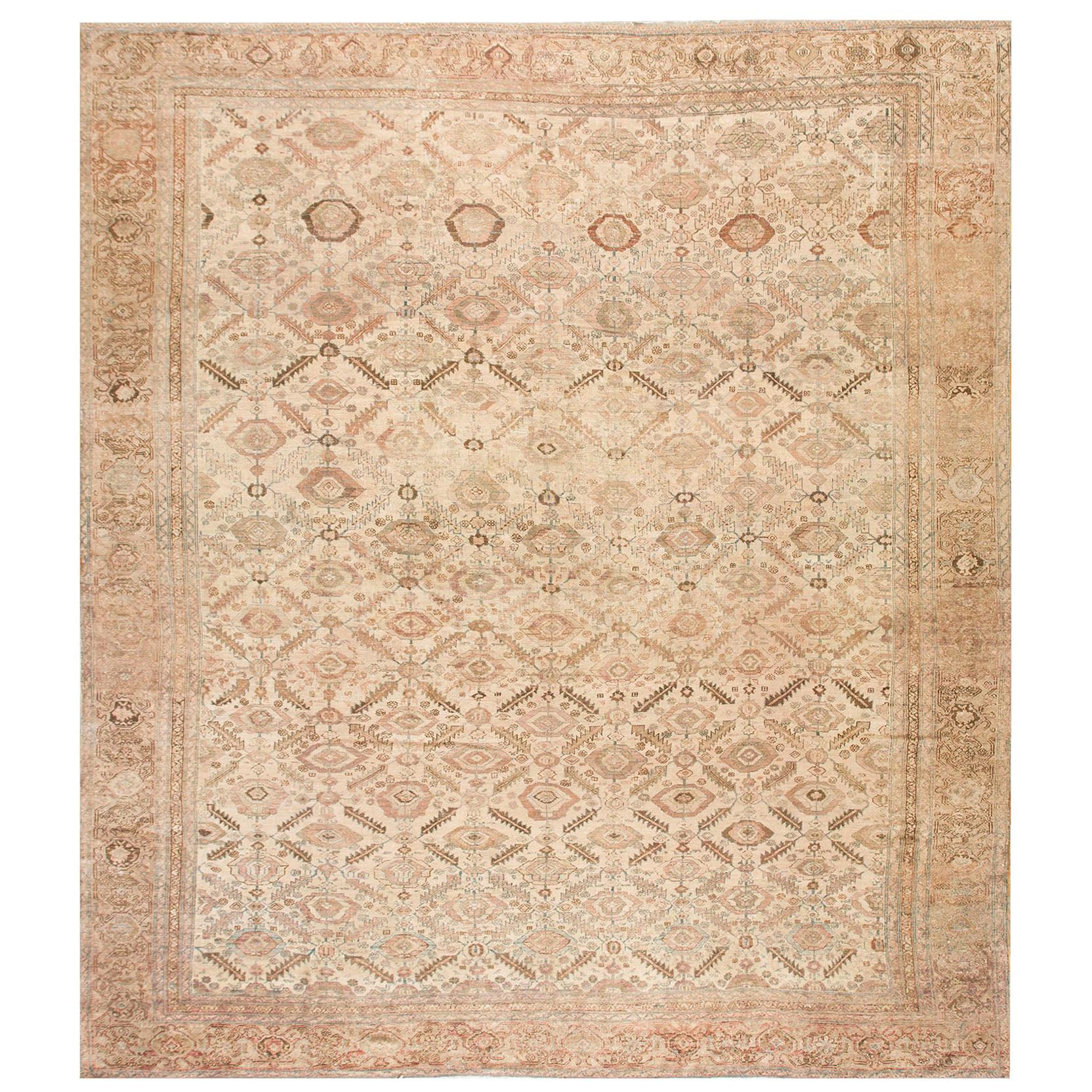 Early 20th Century Persian Malayer Carpet ( 12' X 13'6'' - 366 x 412 ) For Sale