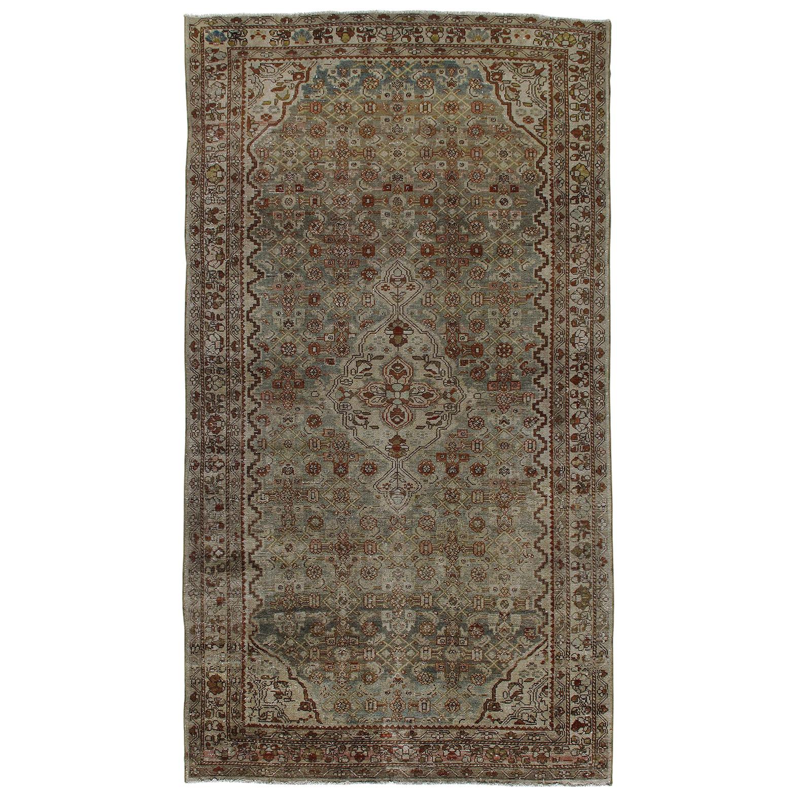 Antique Persian Malayer Rug For Sale