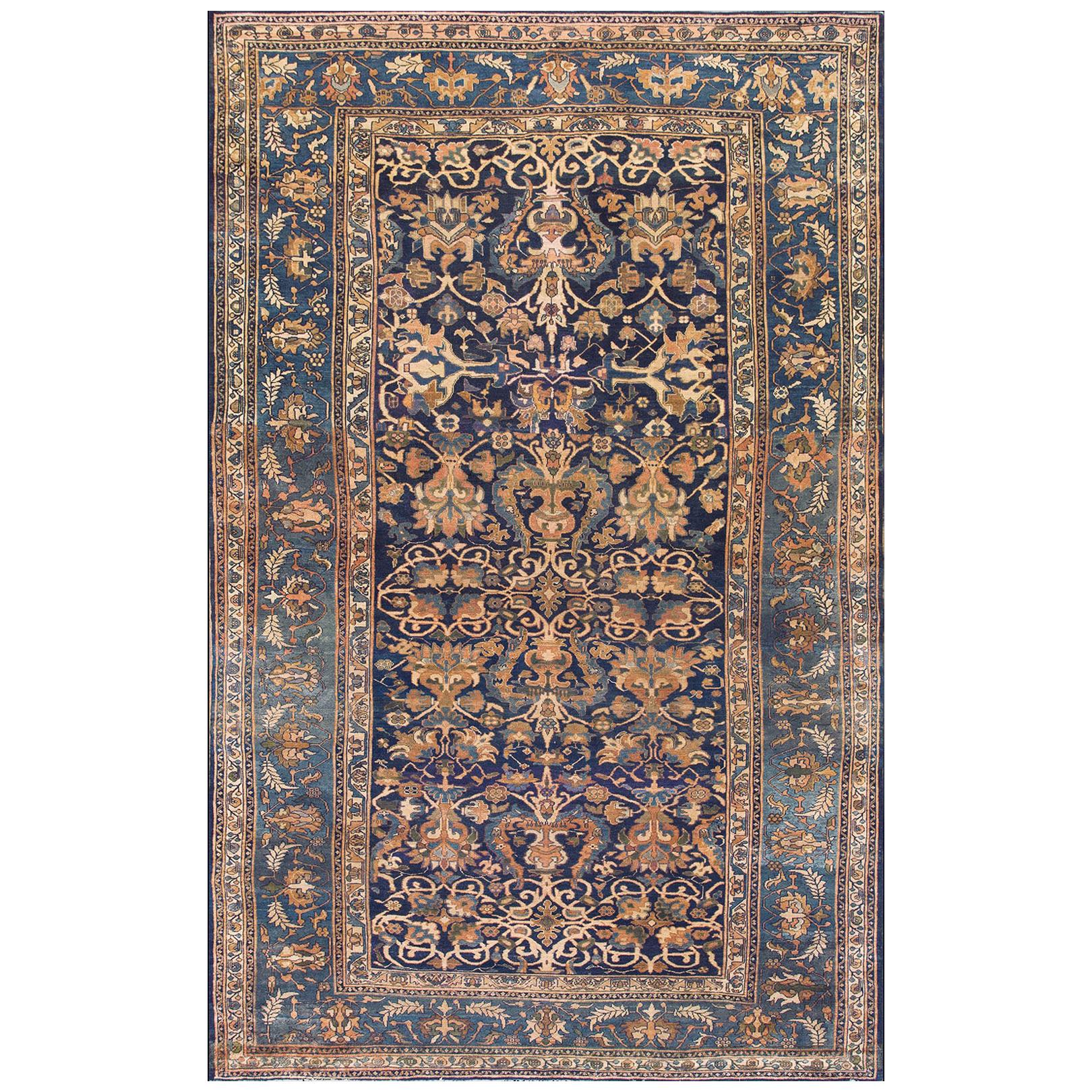 Antique Persian Malayer Rug For Sale