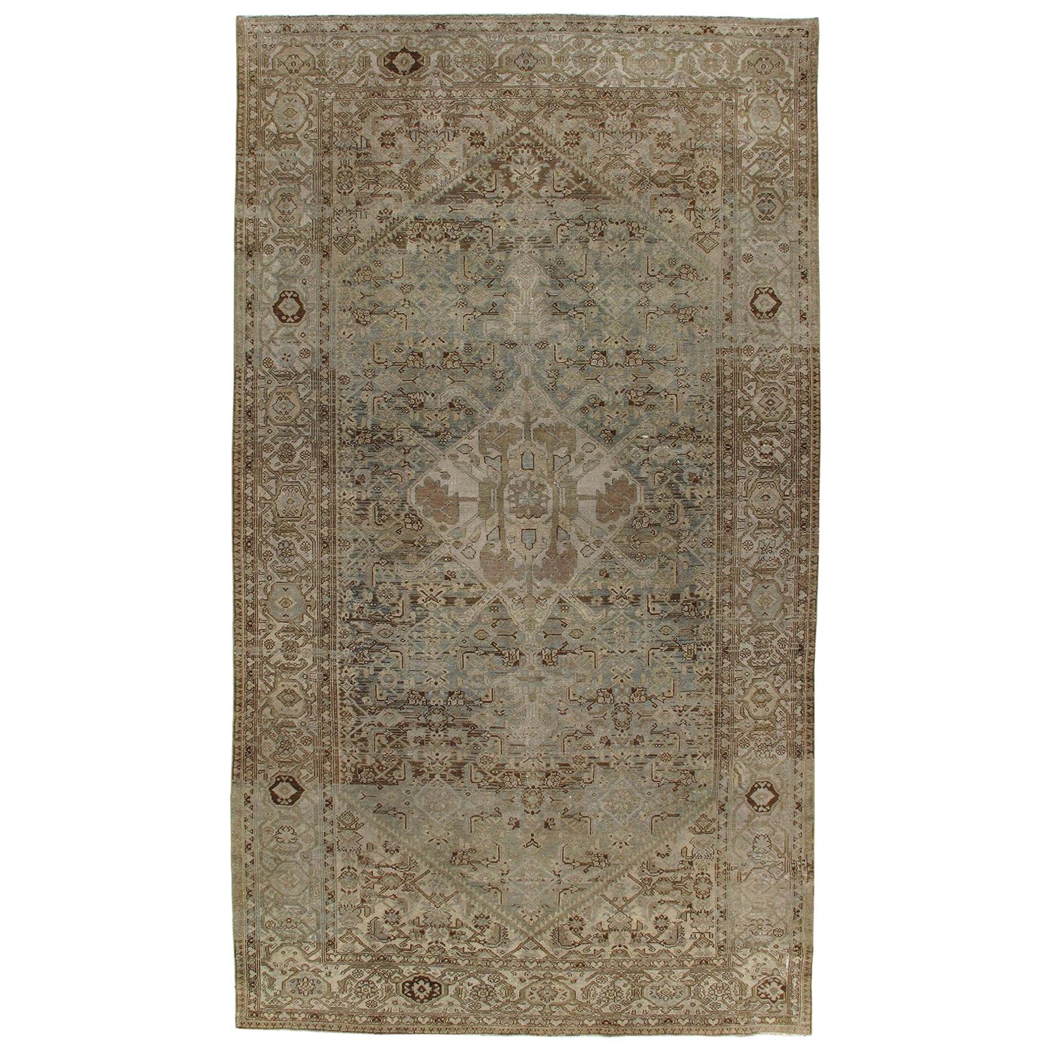 Antique Persian Malayer Rug For Sale