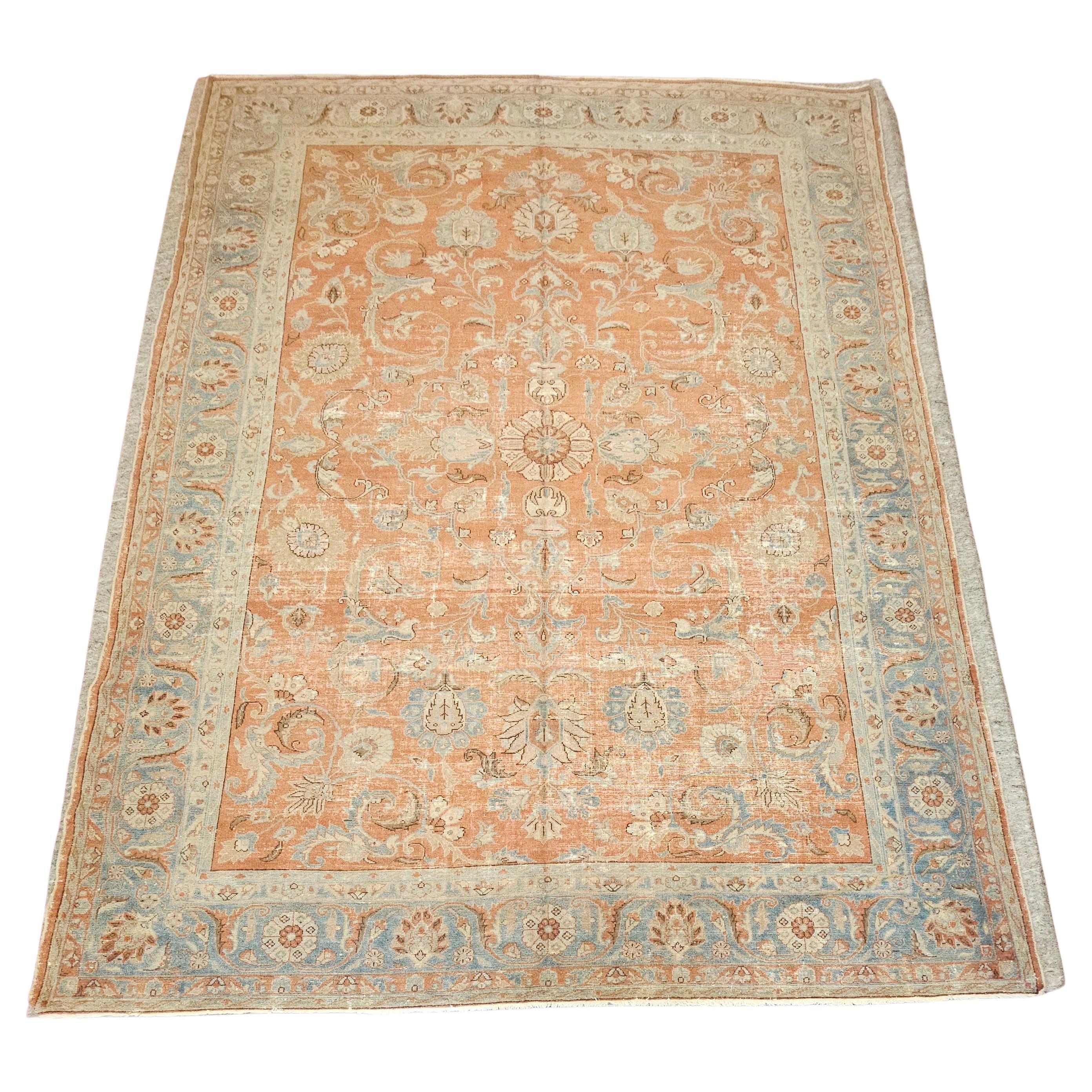 Antiker persischer Mahal-Teppich 10x14 im Angebot