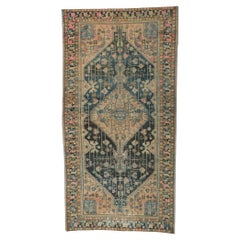 Tapis persan anciennement usé Malayer, le charme nomade rencontre l'Elegance bohème