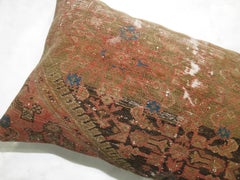 Antique Persian Malayer Rug Pillow