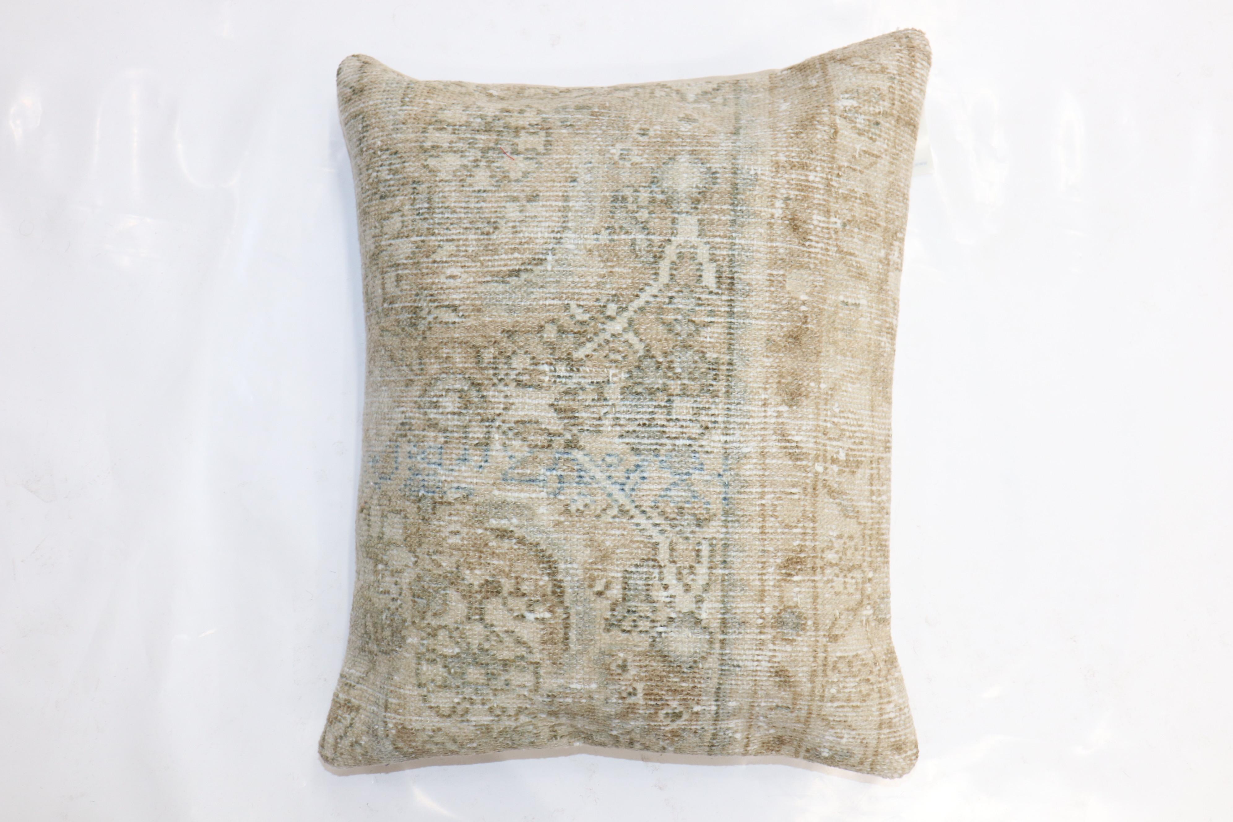 Antique Persian Malayer Rug Pillow In Good Condition For Sale In New York, NY