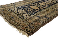 Antique Persian Malayer Rug Runner, Extra Long Hallway Runner