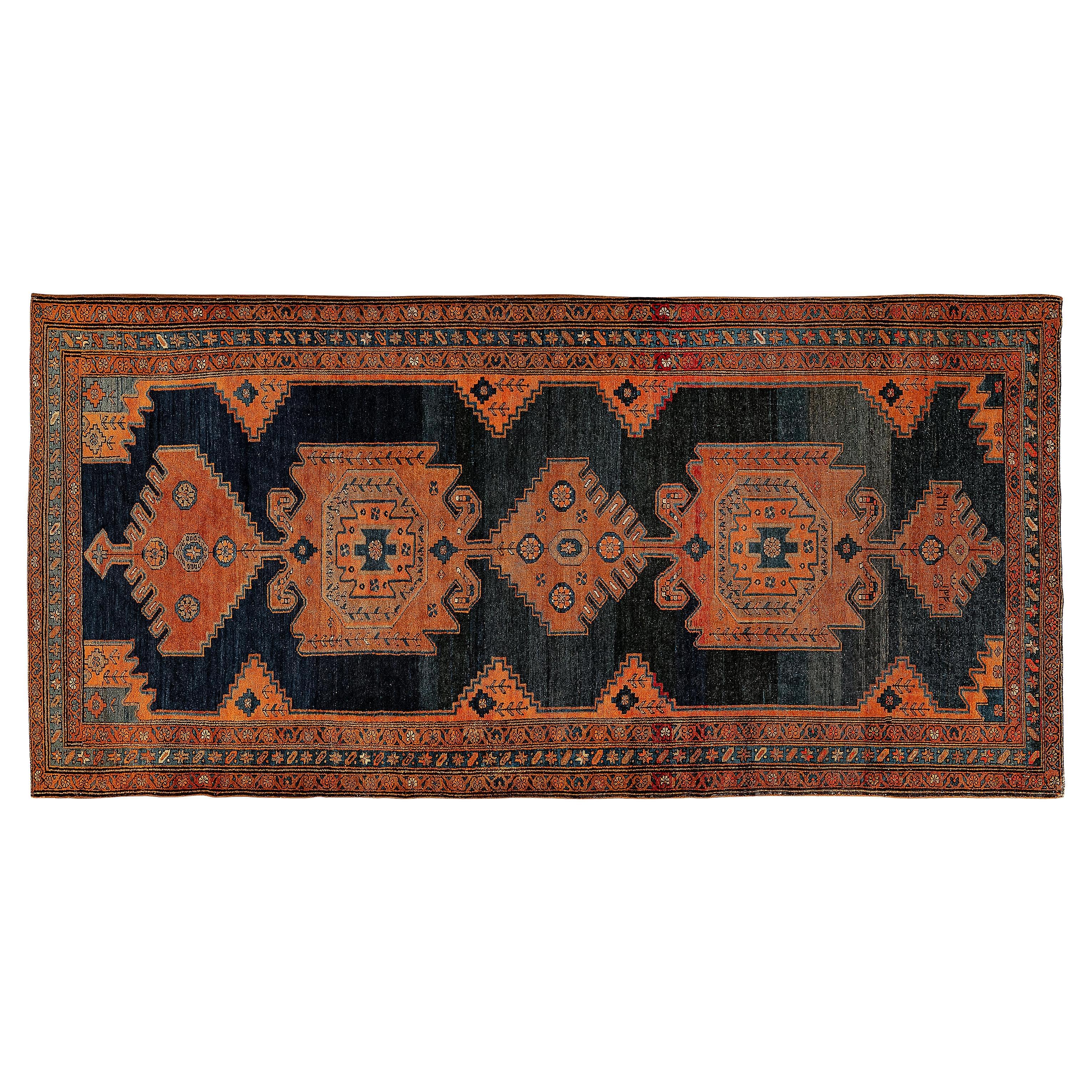 Tapis persan antique Malayer Runner