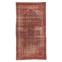 Antique Persian Malayer Rug, Rustic Elegance Meets Timeless Style