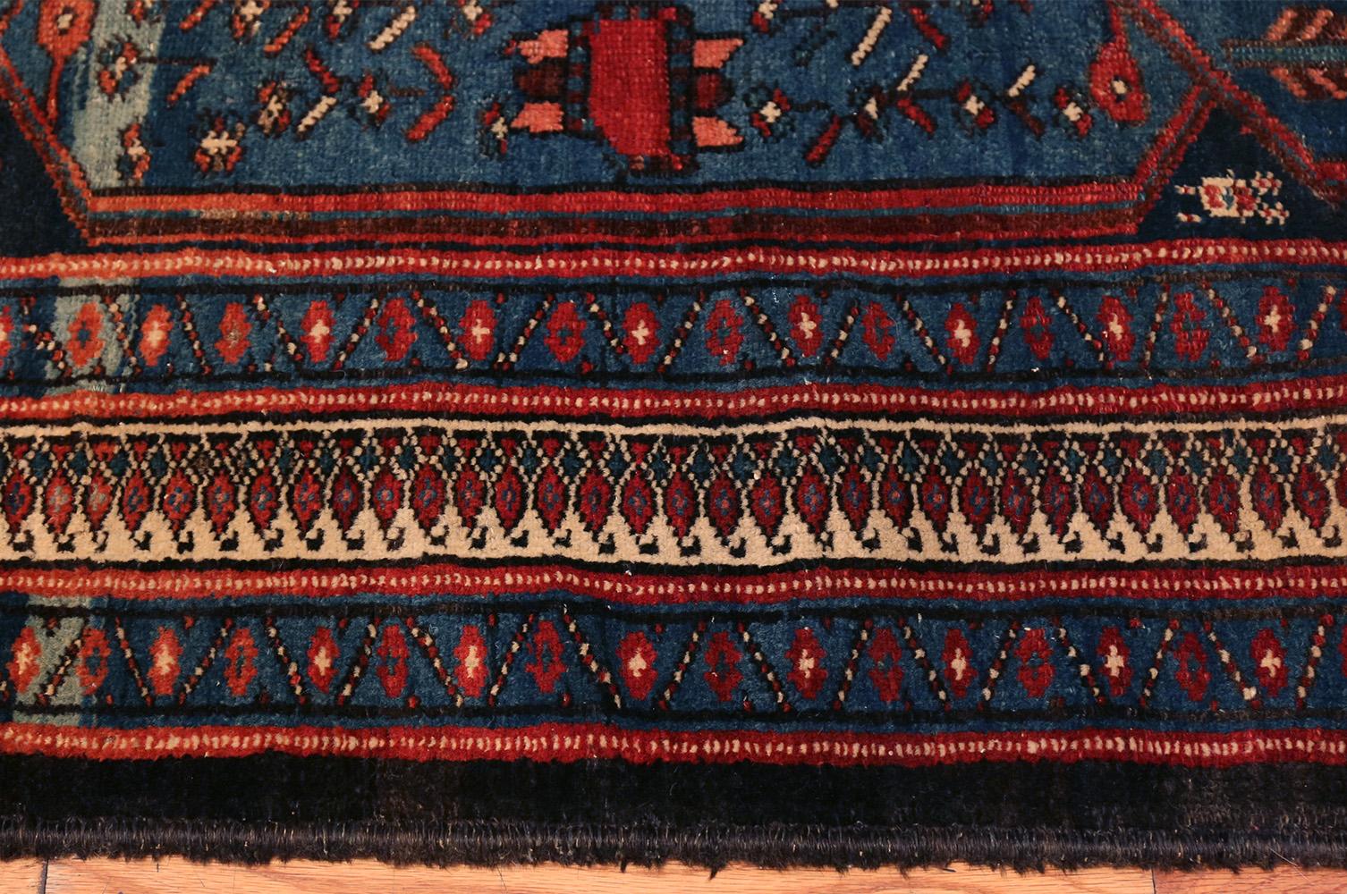 Breathtaking Small Size Antique Persian Malayer Rug, Country of Origin / Rug Type: Persian Rug, Circa Date: 1900 - Size: 4 ft 7 in x 6 ft 5 in (1.4 m x 1.96 m).