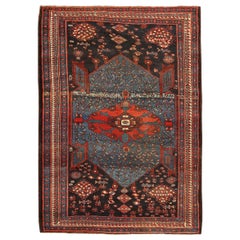 Antique Persian Malayer Rug. Size: 4 ft 7 in x 6 ft 5 in