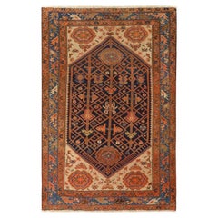 Antique Persian Malayer Rug - Size: 4ft 11in x 3ft 3in