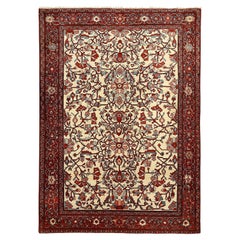 Alfombra Persa Antigua Malayer - Tamaño: 6'2x4'6