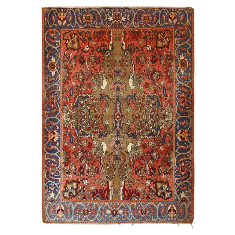 Antique Persian Malayer Rug - Size: 6'4x4'6