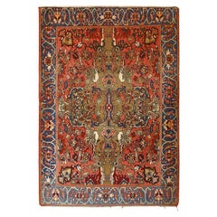Tapis persan ancien Malayer - Taille : 6'4x4'6