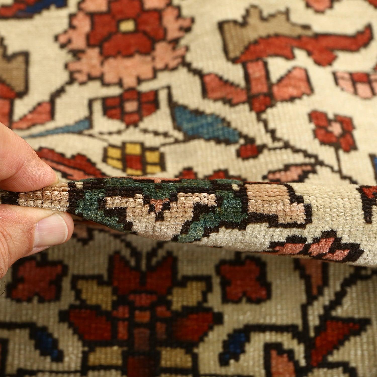 Noué à la main Tapis persan ancien Malayer - Taille : 6'7x4'3 en vente