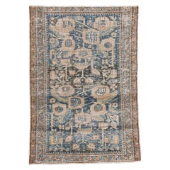 Antique Persian Malayer Rug, Weathered Finesse Meets Natural Elegance