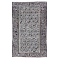Tapis ancien persan Malayer à motifs géométriques 4
1 x 7
2