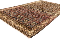 Antique Persian Malayer Rug, 05'01 x 09'02