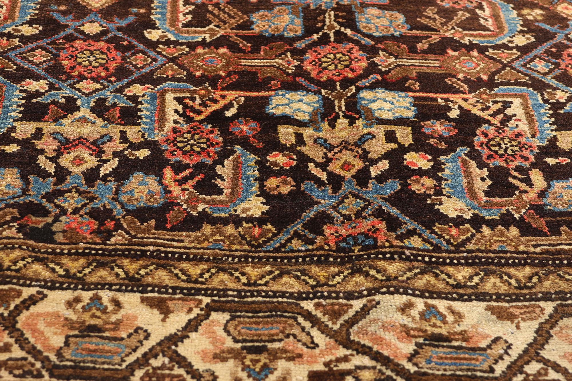 Antique Persian Malayer Rug, 05'01 x 09'02 For Sale 1