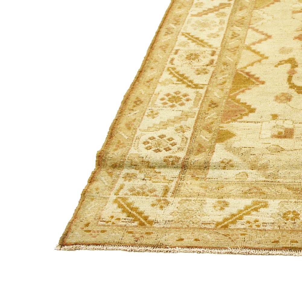 Antique Persian Malayer Rug with Botanical Details in Brown on Ivory Field In Excellent Condition For Sale In Dallas, TX