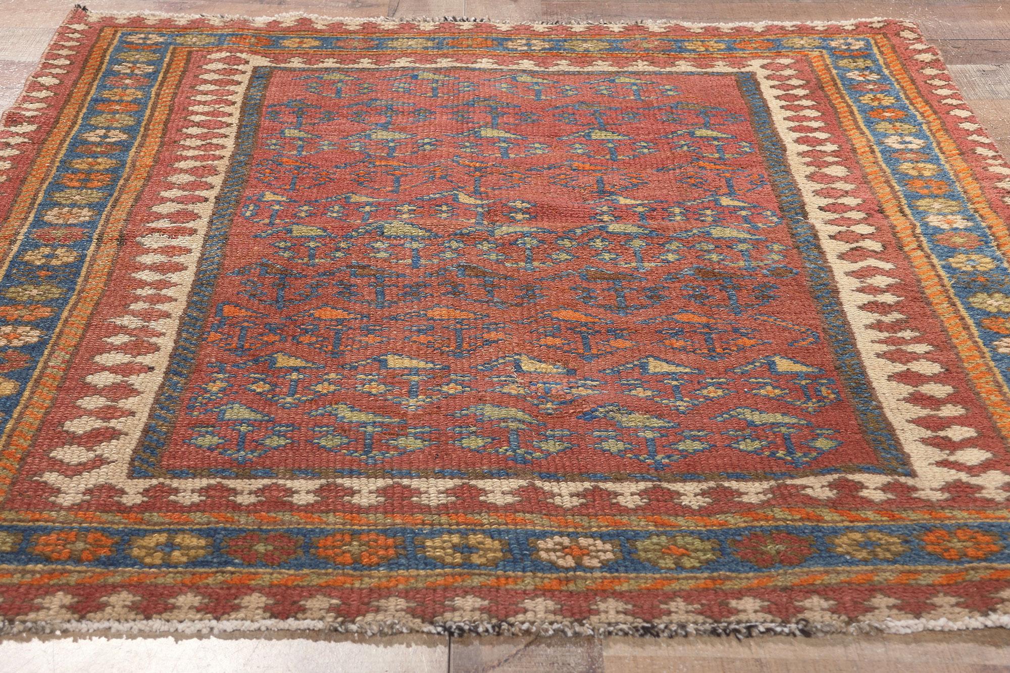Antique Persian Malayer Rug with Boteh Pattern In Good Condition For Sale In Dallas, TX