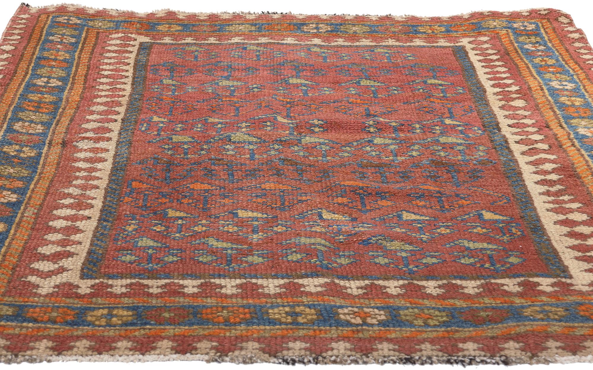 20th Century Antique Persian Malayer Rug with Boteh Pattern For Sale