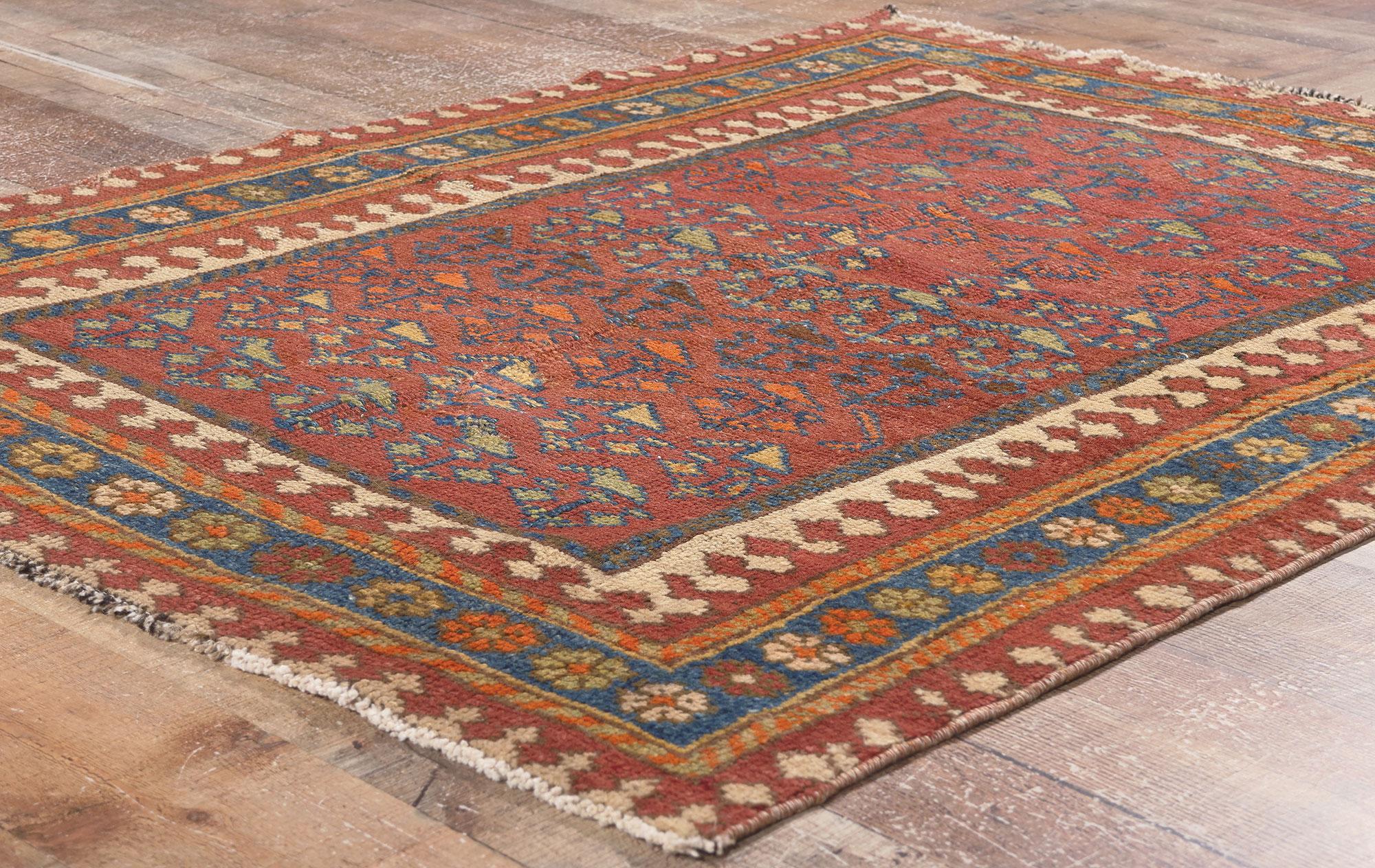 Antique Persian Malayer Rug with Boteh Pattern For Sale 1