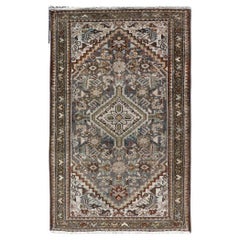 Antique Persian Malayer Rug with Central Medallion 2'5 x 3'11