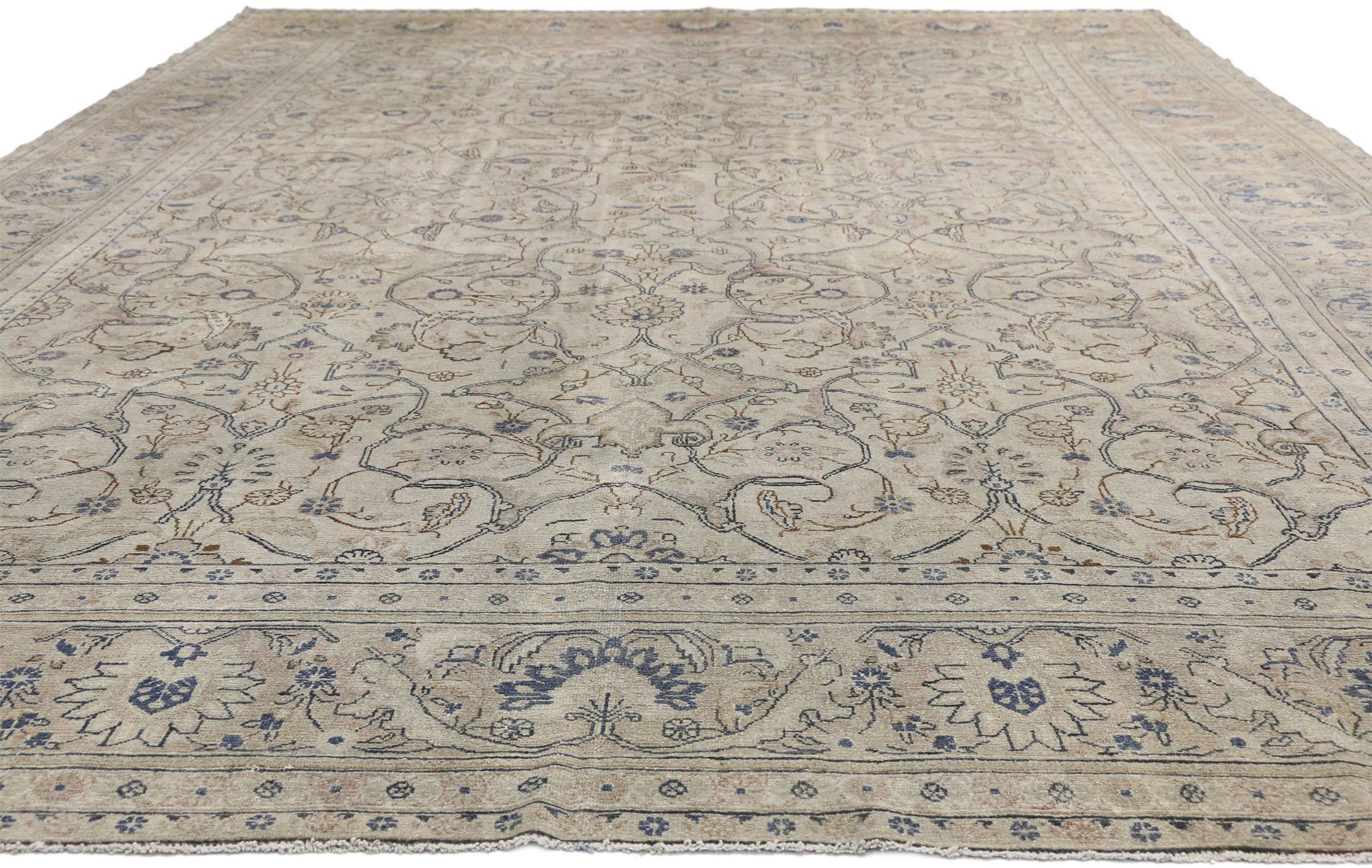Turkish Antique Persian Malayer Rug with Dutch Renaissance and European Style For Sale