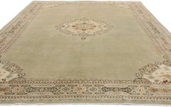 Antique Persian Malayer Rug with Eclectic Parisian and Arts & Crafts Style