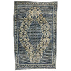 Antique Persian Malayer Rug with French Country Style