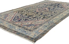 1920's Persian Malayer Carpet with Modern Style