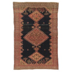 Antique Persian Malayer Rug with Herati Pole Medallion