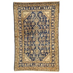 Antique Persian Malayer Rug with Hollywood Regency Style