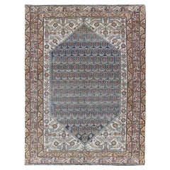 Antique Persian Malayer Rug with Intricate All-Over Herati Design 4'0 x 5'10
