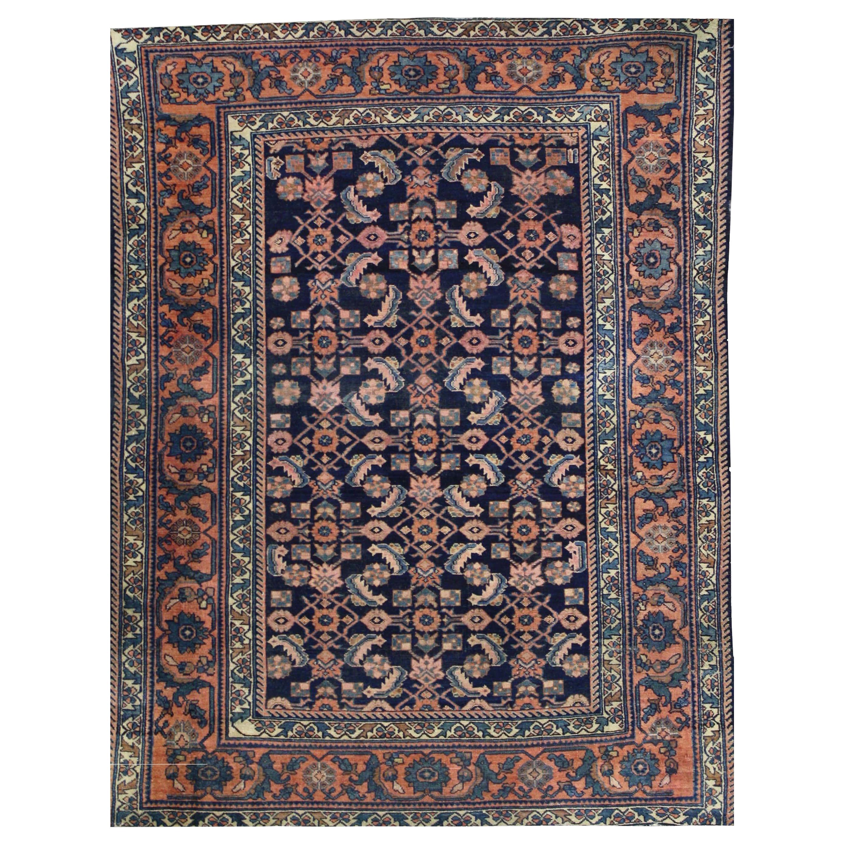 Antique Persian Malayer Rug with Modern Traditional Style