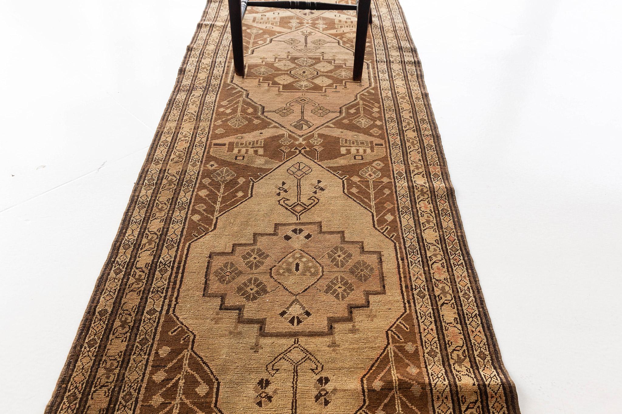 Early 20th Century Antique Persian Malayer Runner 12695 For Sale