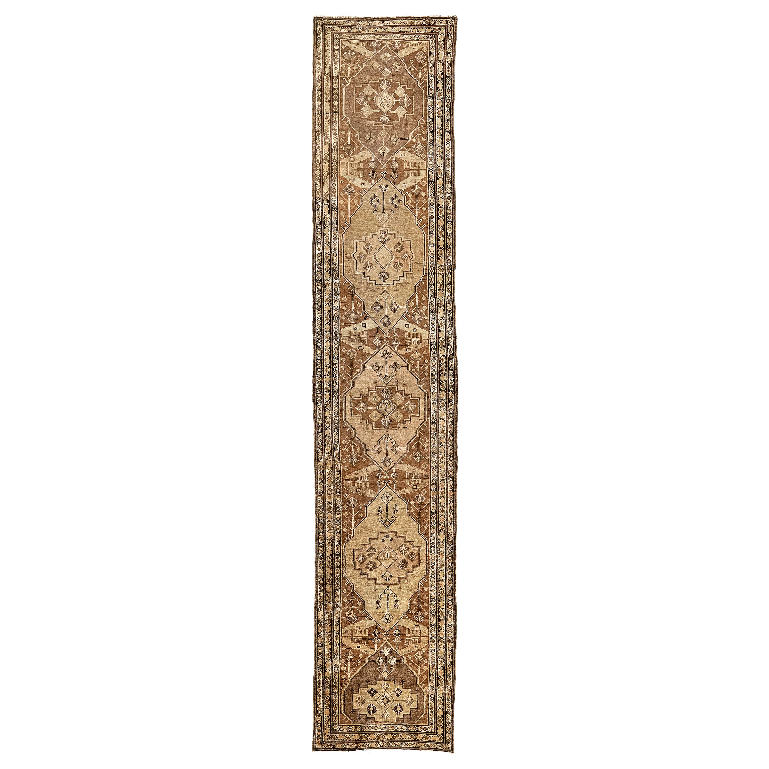 Antico runner persiano Malayer 12695