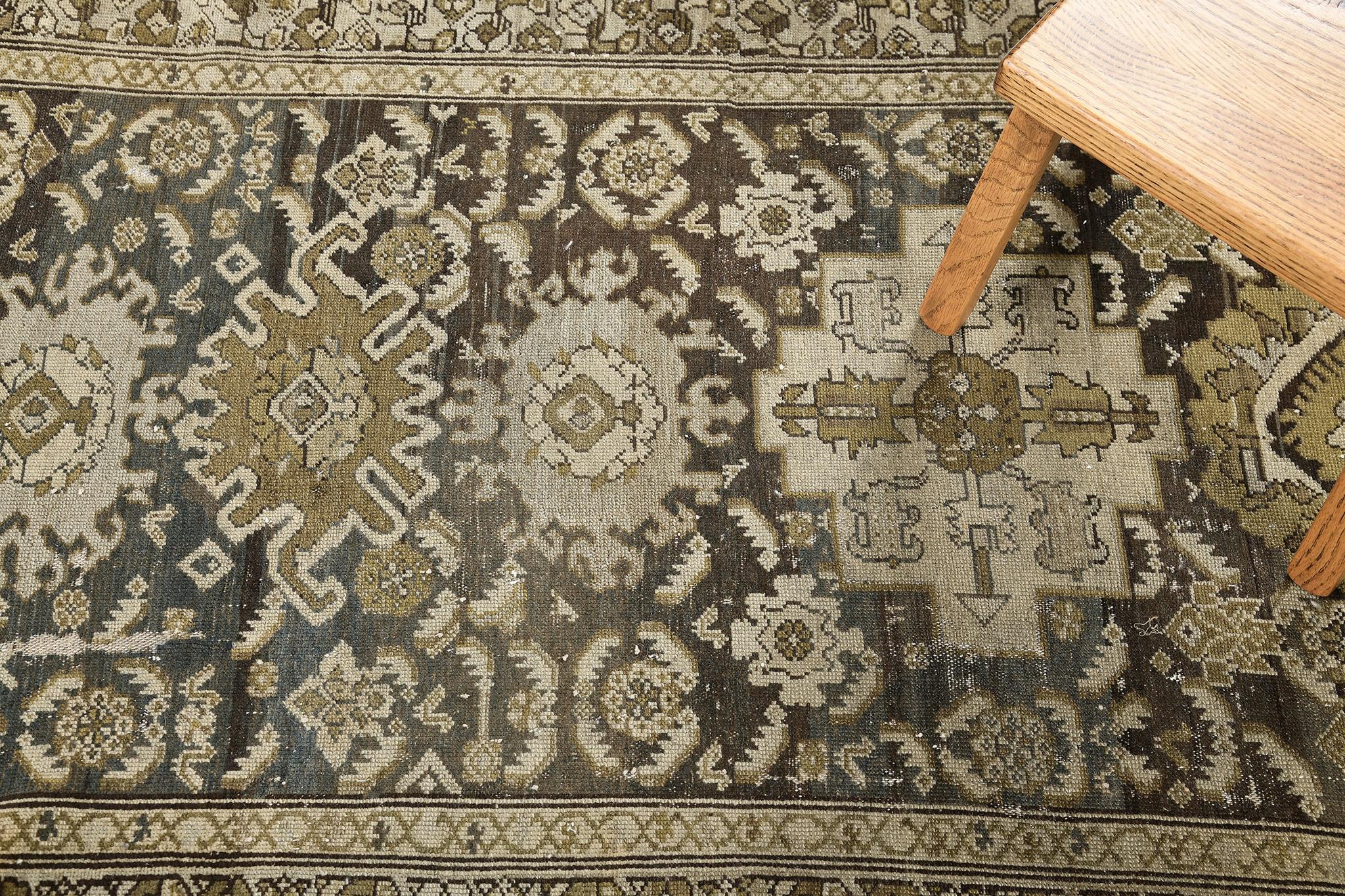Antique Persian Malayer Runner 26039 In Good Condition For Sale In WEST HOLLYWOOD, CA