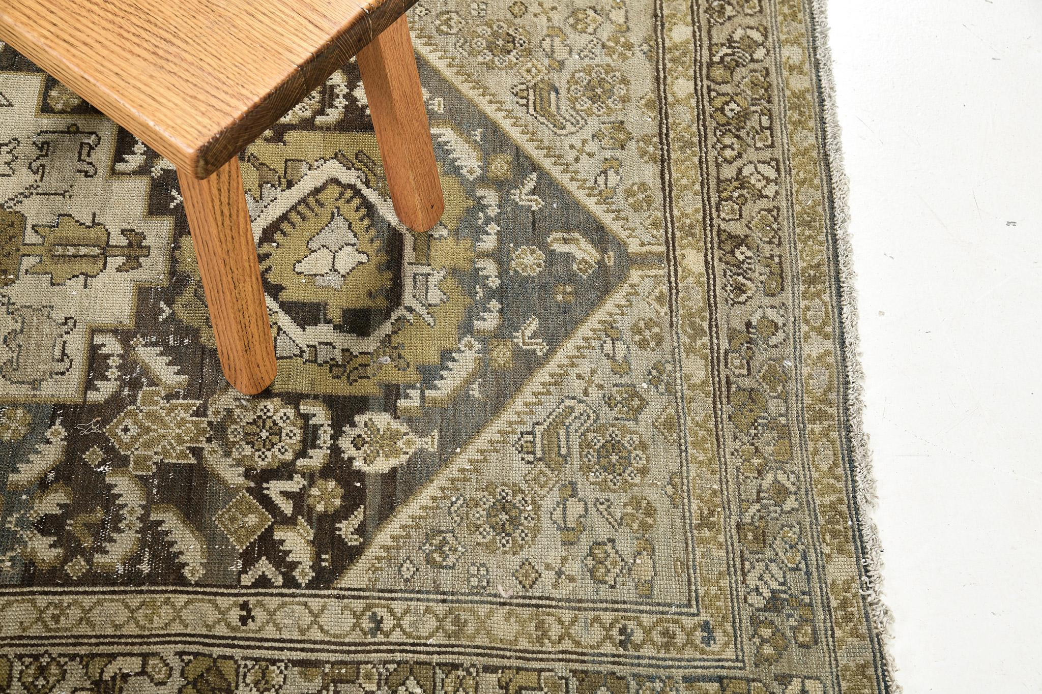 Late 19th Century Antique Persian Malayer Runner 26039 For Sale