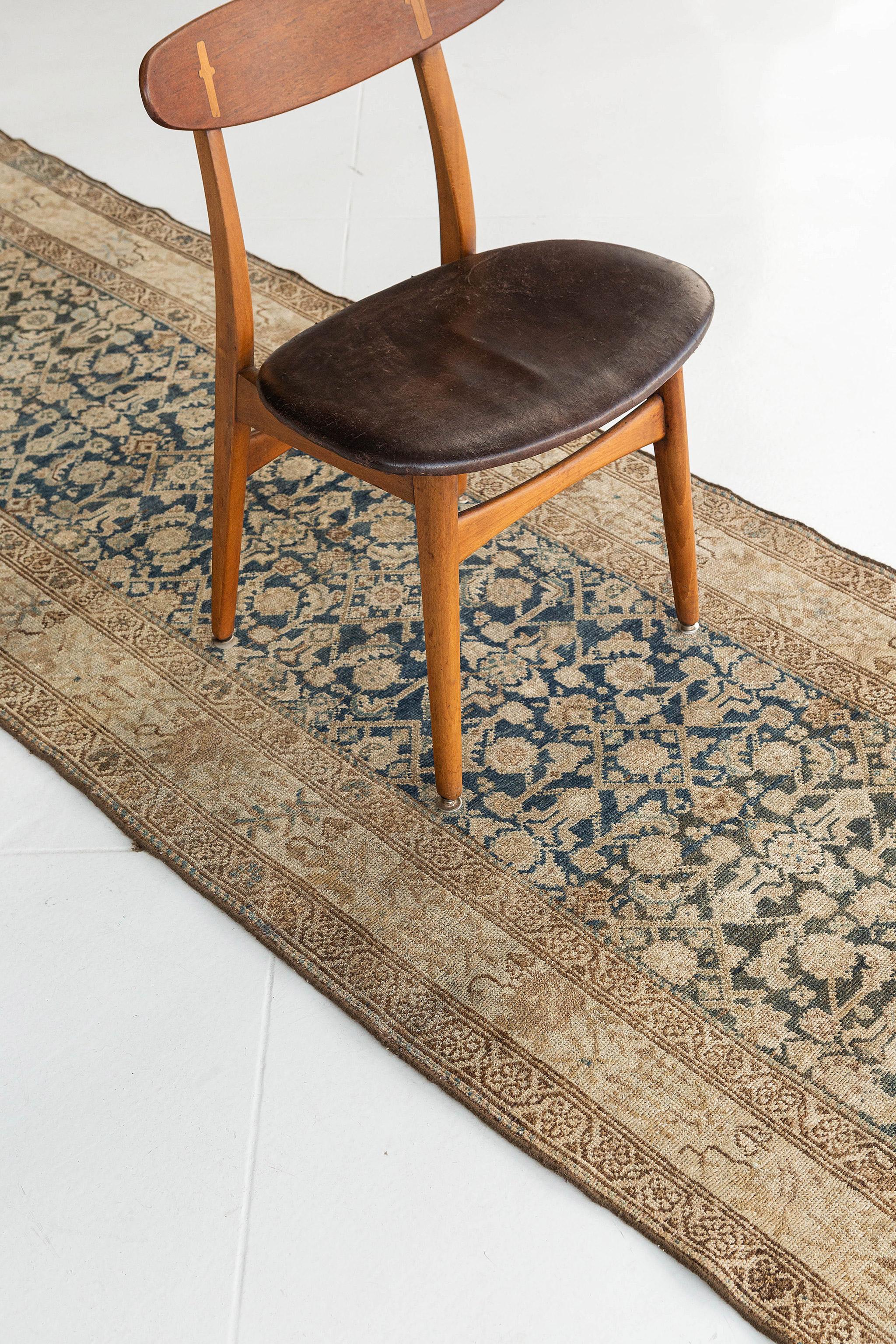 Antique Persian Malayer Runner 26369 In Good Condition For Sale In WEST HOLLYWOOD, CA