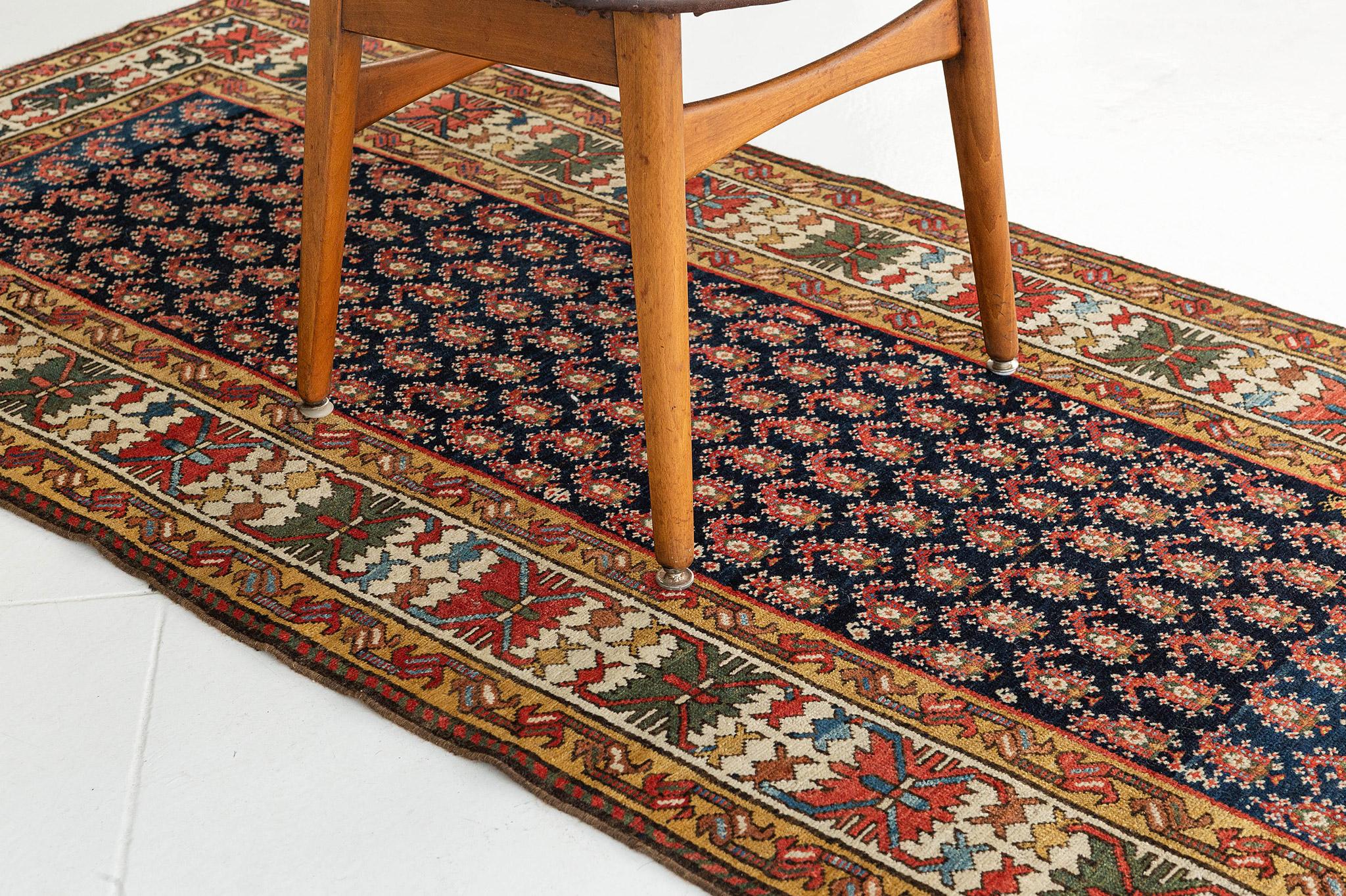 Antique Persian Malayer Runner 26819 In Good Condition For Sale In WEST HOLLYWOOD, CA