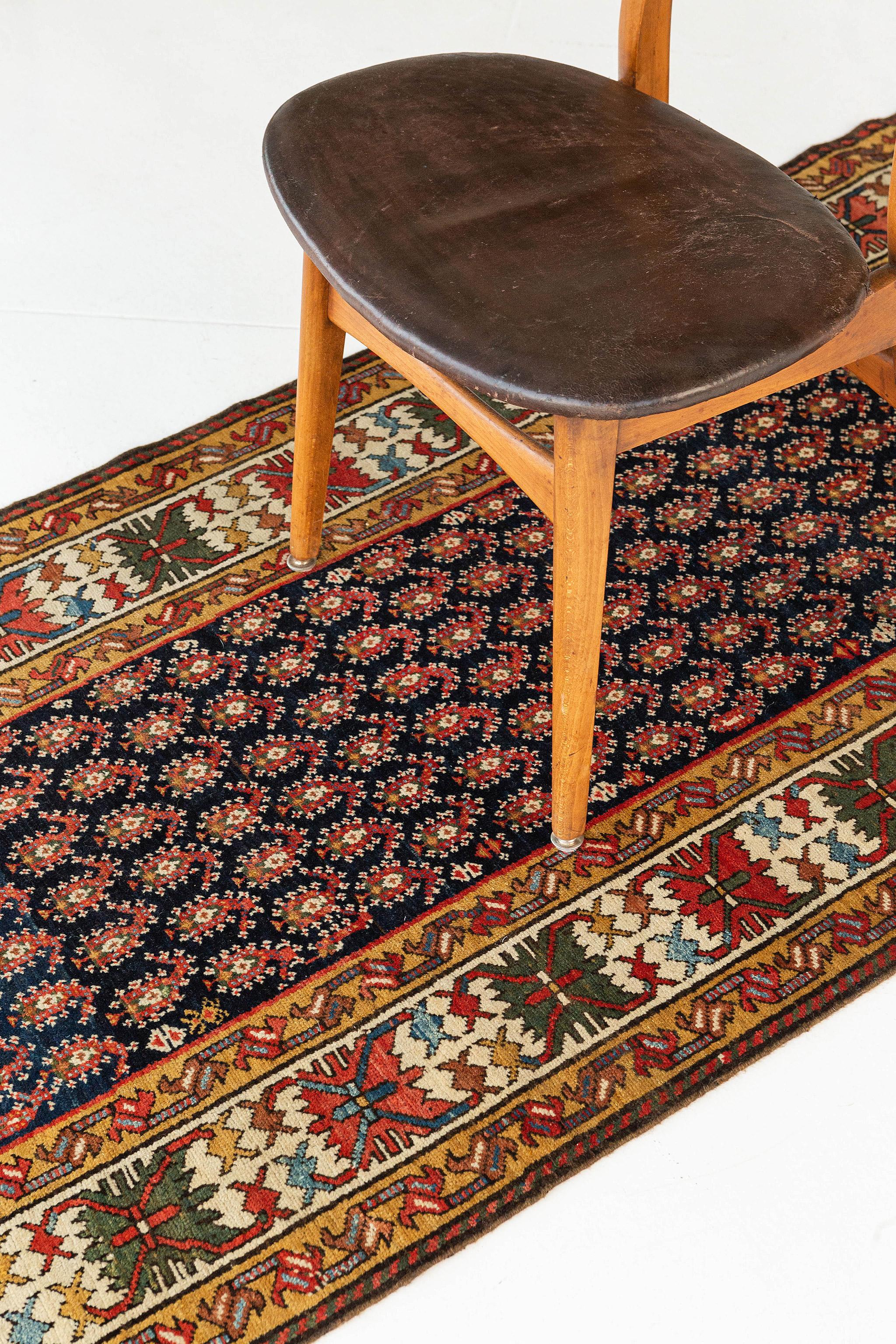 Early 20th Century Antique Persian Malayer Runner 26819 For Sale