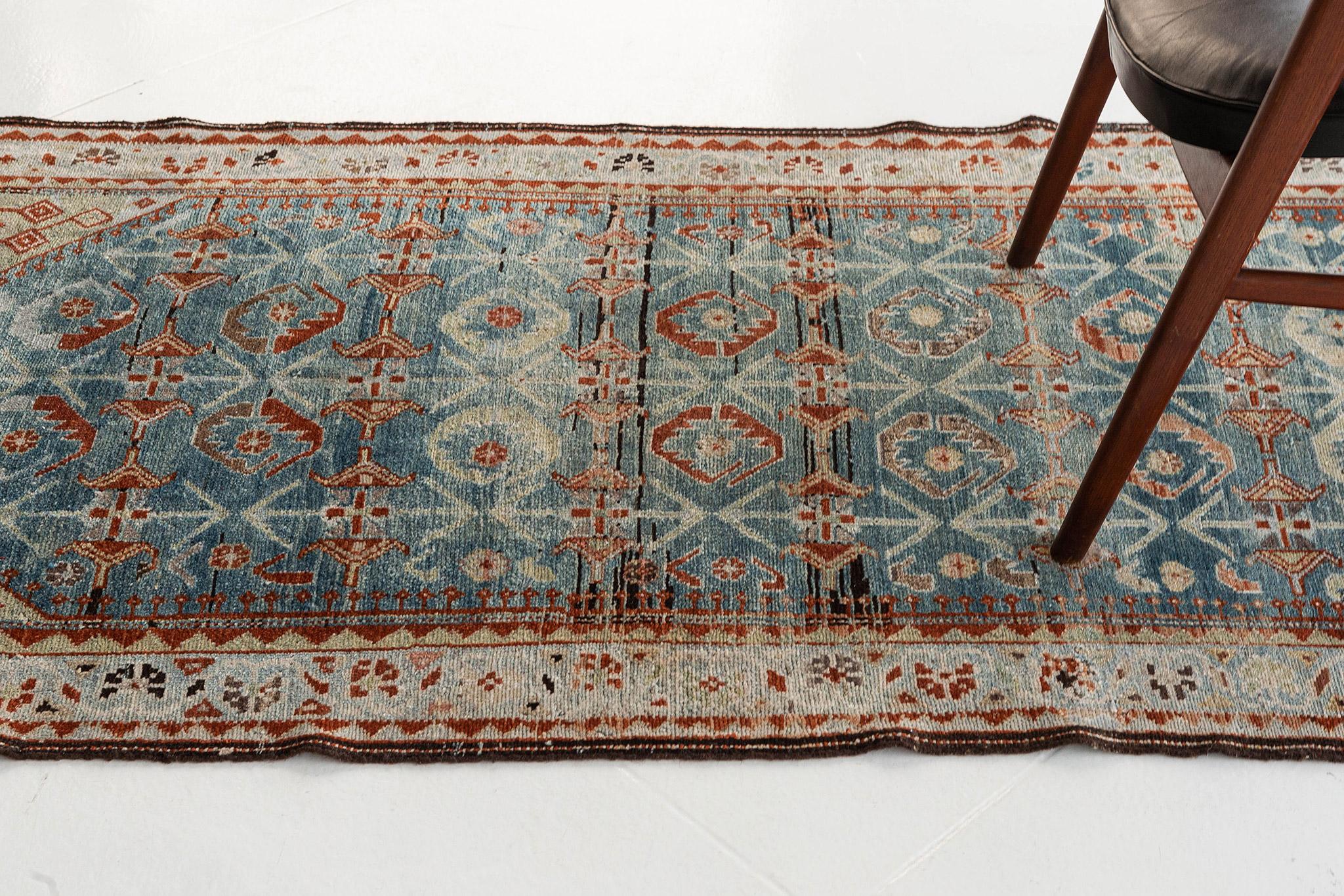 Early 20th Century Antique Persian Malayer Runner 26841 For Sale