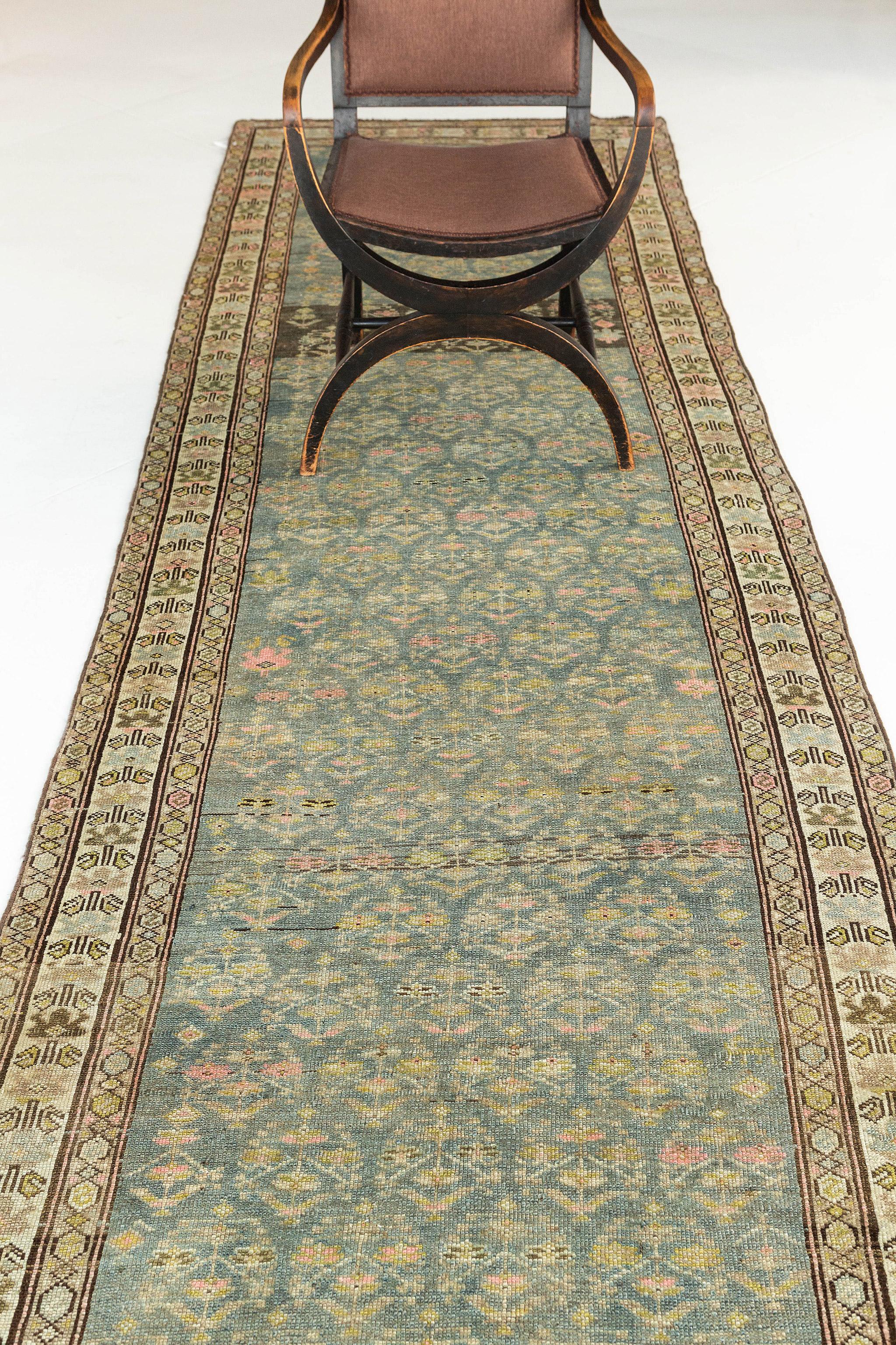 Antiker persischer Malayer-Läufer aus Persien 26858 (Frühes 20. Jahrhundert) im Angebot
