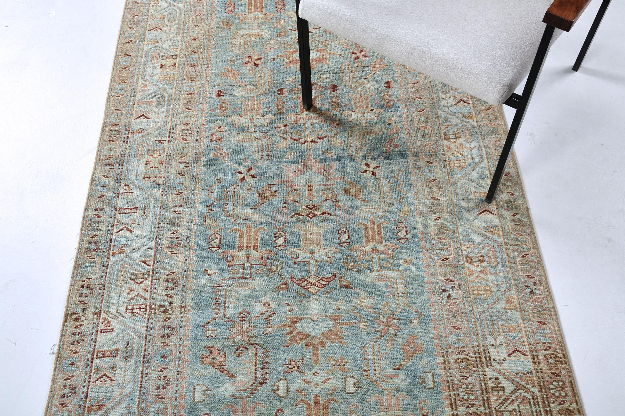 Tapis de couloir persan ancien Malayer 28789 en vente 1